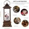 Christmas Decorations Snow Globe Lantern,Christmas Lantern with 8 Christmas Theme Music,Christmas Snow Globe Gifts Water Glittering Swirling Christmas Home Decoration(Snowman Families)